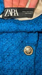 Mooie blauwe Zara blazer met gouden knopen, Kleding | Dames, Ophalen of Verzenden, Zo goed als nieuw