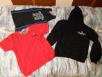 Hoody (nooit gedragen), t-shirt Twinlife & hemd ZGAN, mt 140, Ophalen of Verzenden, Zo goed als nieuw, Maat 140