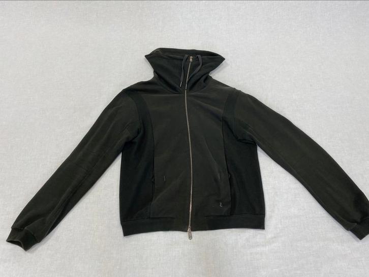 Saint Laurent Fleece Zipped Brown Size M, Kleding | Heren, Truien en Vesten, Zo goed als nieuw, Maat 48/50 (M), Bruin, Verzenden