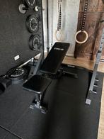 Squat rack + stang + halterbankje + 140kg, Ophalen of Verzenden, Zo goed als nieuw, Overige typen