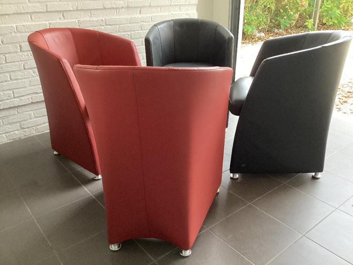 Rolf Benz stoelfauteuils(4 stuks)RB7300(Topstaat), Huis en Inrichting, Stoelen, Zo goed als nieuw, Leer, Ophalen