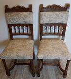 2 stoeltjes Henri Deux stijl uit 1900 bloemenmotief, Ophalen