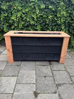 Douglas plantenbak met zwart zweeds rabat -Handgemaakt, Ophalen, Zo goed als nieuw, Rechthoekig, Tuin