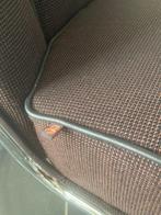 Gispen 412 fauteuil, hoogglans chroom, De Ploeg Accent stof, Gebruikt, Design, 75 tot 100 cm, Ophalen of Verzenden
