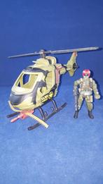 Soldier Force Helikopter met poppetje en wapen. 5B3, Tweedehands verkoop, Tweedehands verkoop, Gebruikt, Ophalen of Verzenden