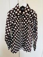 PL Land blouse – Hippe polkadot – Bruin/wit Maat 164 – Nieuw, Meisje, Overhemd of Blouse, Ophalen of Verzenden, Zo goed als nieuw