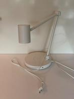 Ikea Work lamp with wireless charging, white, Ophalen, Nieuw, Minder dan 50 cm