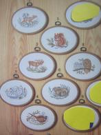 borduur Wild hert uilen reeen Permin of Copenhagen vogels, Hobby en Vrije tijd, Borduren en Borduurmachines, Ophalen of Verzenden