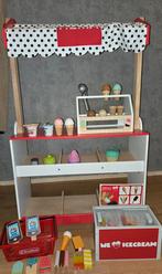 Houten ijswinkel / kraampje, Ophalen, Zo goed als nieuw, Hout, Speelkeuken