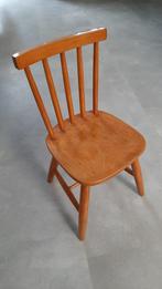 Vintage spijlenstoeltje kinderstoel spijlenstoel kind hout, Ophalen of Verzenden, Zo goed als nieuw, Stoel(en)