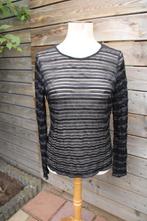 Tuniek zwart Gustav mt L Transparant Vaste prijs, Zwart, Ophalen of Verzenden, Zo goed als nieuw, Maat 42/44 (L)