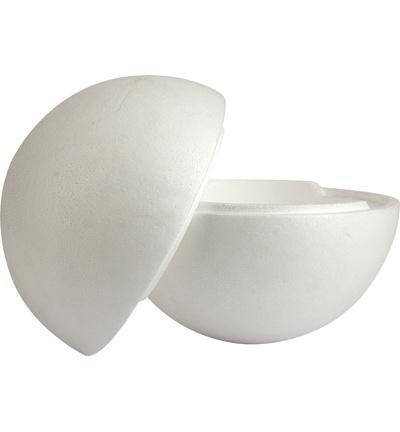 Stafil styropor (piepschuim) tweedelige bal Ø 20 cm, Hobby en Vrije tijd, Knutselen, Nieuw, Materiaal, Ophalen of Verzenden