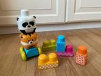 Fisher-Price Megabloks set autootje panda tijger blokken, Kinderen en Baby's, Speelgoed | Fisher-Price, Ophalen of Verzenden, Gebruikt