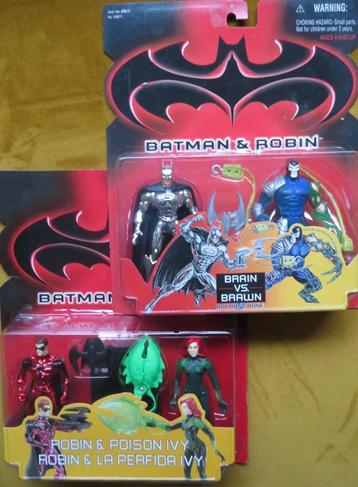 2x Batman & Robin 2-pack: Batman & Bane + Robin & Poison Ivy beschikbaar voor biedingen