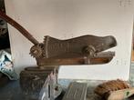Te koop scherpe plaat schaar past in de bankschroef, Doe-het-zelf en Verbouw, Ophalen of Verzenden, Gebruikt