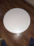 Rond wit solide bijzet tafeltje 40x40 als nieuw, Ophalen, Minder dan 45 cm, Minder dan 55 cm, Rond
