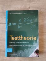 P.J.D. Drenth - Testtheorie, Boeken, Ophalen of Verzenden, Zo goed als nieuw, P.J.D. Drenth; K. Sijtsma