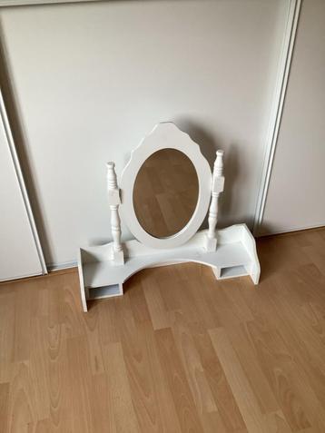 Witte kaptafel spiegel make up sint kerst beschikbaar voor biedingen