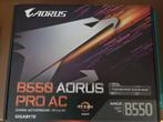 Gigabyte B550 Aorus Pro AC Moederbord, DDR4, Ophalen of Verzenden, Zo goed als nieuw, Socket AM4