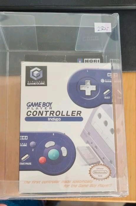 Nintendo Gamecube Hori gameboy player controller indigo, Spelcomputers en Games, Spelcomputers | Nintendo GameCube, Zo goed als nieuw