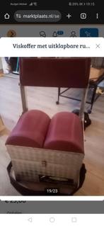 Viskoffer met uitklapbare rugleuning 20 euro, Ophalen, Gebruikt, Koffer of Tas
