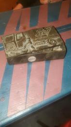 Bronzen Kistje met Vrachtwagen Afbeelding, Antiek en Kunst, Ophalen