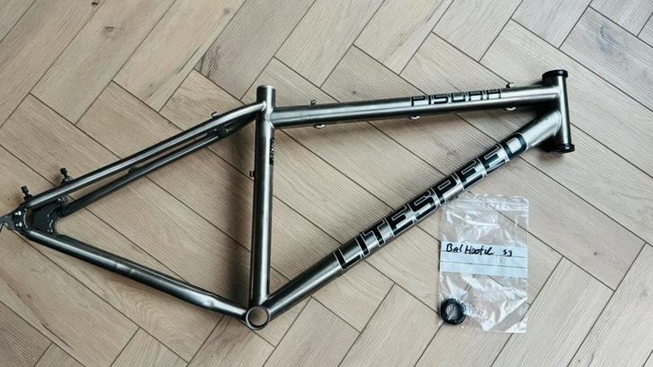 Litespeed pisgah titanium frame 26, 27,5 maat medium, Fietsen en Brommers, Fietsonderdelen, Zo goed als nieuw, Mountainbike, Frame