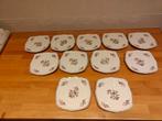11 P. Regout Maastricht Gebaksbordjes, Gebruikt, Ophalen of Verzenden, Bord(en), Overige stijlen