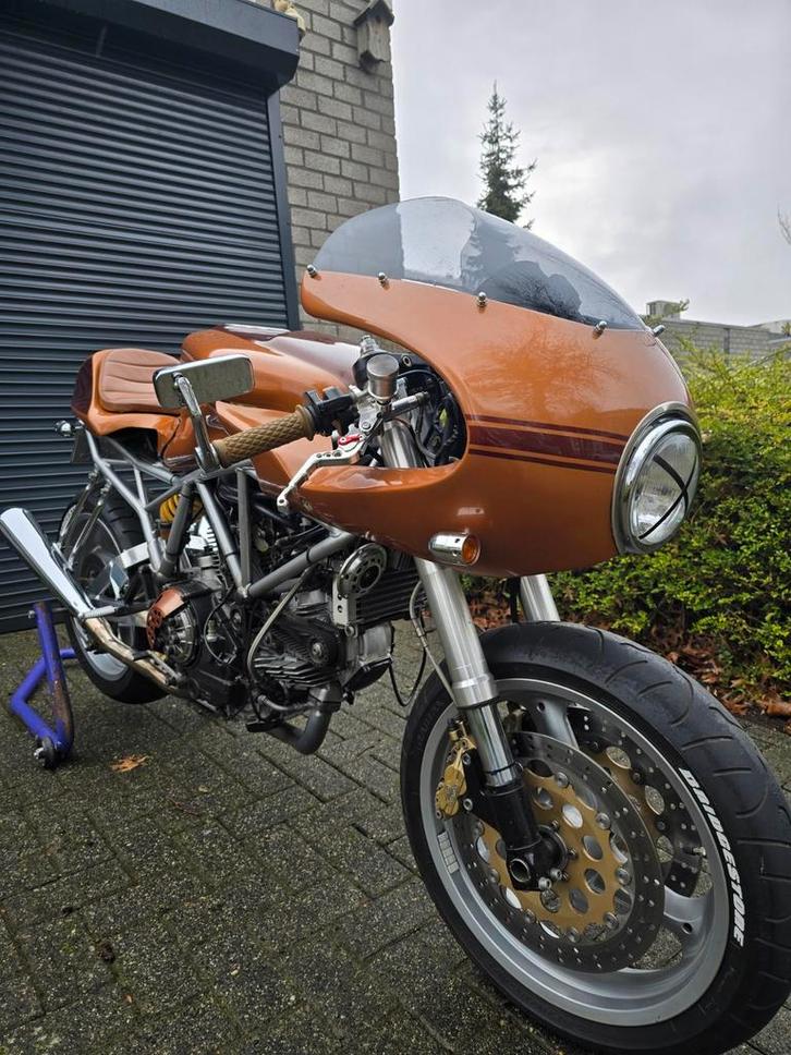 Ducati 900 ss caféracer, Motoren, Motoren | Ducati, Particulier, Super Sport, meer dan 35 kW, 2 cilinders, Motorrijbewijs A, Sportuitlaat