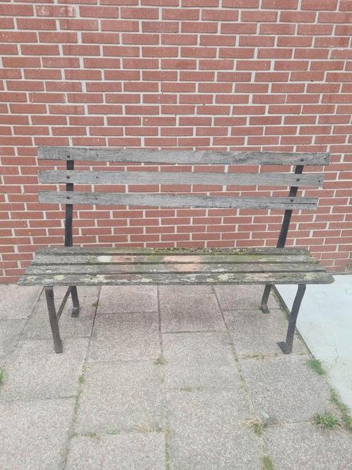 Tuinbank Authentieke buitenbank, Tuin en Terras, Tuinbanken, Zo goed als nieuw, Hout, Ophalen of Verzenden