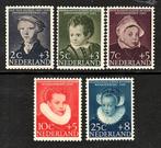 Nvph 683-687 kinderzegels 1956 postfris, Postzegels en Munten, Postzegels | Nederland, Na 1940, Ophalen of Verzenden, Postfris