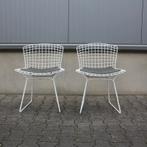 Bertoia Chair model 420 (set van 2), Huis en Inrichting, Stoelen, Ophalen, Gebruikt, Twee, Wit
