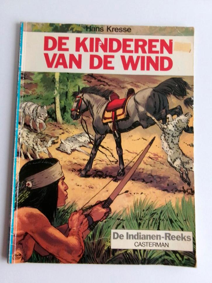 Stripboek - De Kinderen Van De Wind (De Indianen-Reeks), Boeken, Stripboeken, Gelezen, Eén stripboek, Ophalen of Verzenden