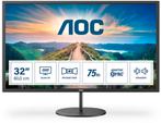 AOC Q32V4 – 32” QHD ips monitor 75hz, Computers en Software, Monitoren, IPS, AOC, Ophalen of Verzenden, Zo goed als nieuw