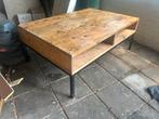 Koffietafel van oude kaasplanken, Ophalen, Gebruikt, 100 tot 150 cm, 50 tot 100 cm