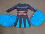 Cheerleader outfit met pompons - Maat 152-158, serie Go, Ophalen of Verzenden, Zo goed als nieuw, 146 t/m 152, Meisje
