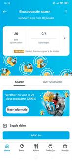 AH bioscoop actie, Tickets en Kaartjes, Kortingsbon, Overige typen