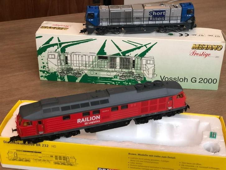 2 stuks nieuwe DIGITALE  DIESELLOCS  (303), Hobby en Vrije tijd, Modeltreinen | H0, Nieuw, Locomotief, Gelijkstroom, Overige merken