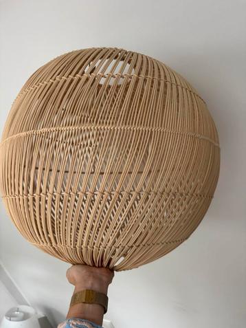 Rieten Lamp - Doorsnede 50 cm beschikbaar voor biedingen