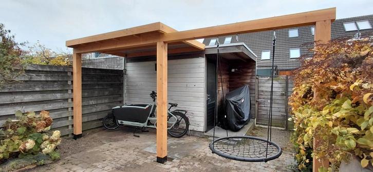 Douglas fietsenstalling / pergola / overkapping / schommel, Huis en Inrichting, Overige Huis en Inrichting, Gebruikt, Ophalen