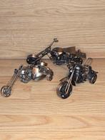 Metalen Motorfiets Beelden Set, Ophalen of Verzenden, Zo goed als nieuw, Metaal, Overige typen
