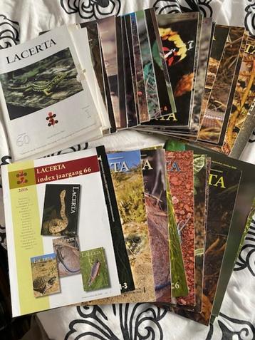 lacerta bladen 2002-2014 beschikbaar voor biedingen