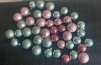 Kerstballen roze en groen alles 10 euro, Ophalen, Gebruikt