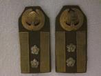Schouderstukken Indonesische politie., Ophalen of Verzenden, Marechaussee, Azië, Embleem of Badge