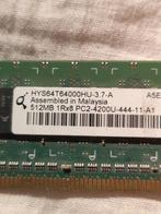 512MB DDR2 PC2-4200U RAM Geheugen, Computers en Software, RAM geheugen, Gebruikt, Ophalen of Verzenden, DDR2, Desktop