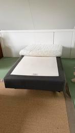 Eenpersoonsbed met topper (100x195), Ophalen, 100 cm, Eenpersoons, Zo goed als nieuw