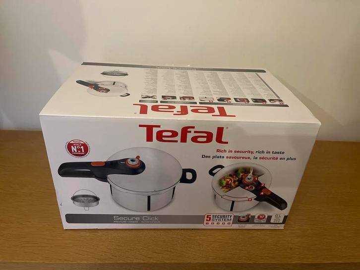 Tefal snelkookpan 6L - Nieuw in doos!, Huis en Inrichting, Keuken | Keukenbenodigdheden, Nieuw, Ophalen of Verzenden