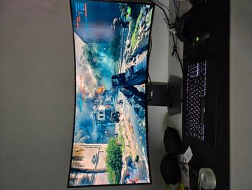 LG 45GS95QE 45 inch 240 hertz oled monitor in nieuwstaat. beschikbaar voor biedingen