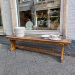 vintage houten bankje uit 1930 - 170 cm lang, Ophalen