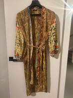 Wauw - print Kimono | One Size, Maat 38/40 (M), Beige, Ophalen of Verzenden, Zo goed als nieuw